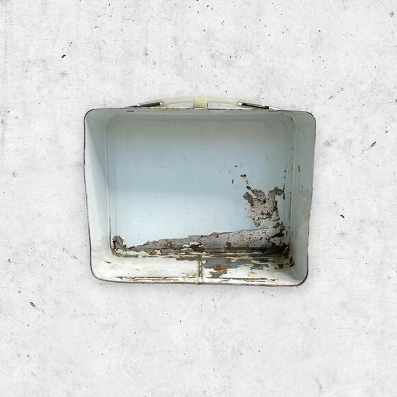 Vtg 1985 Thermos Muppet Babies Metal Lunch Box, Kermit Miss Piggy, No Thermos - Picture 2 of 8